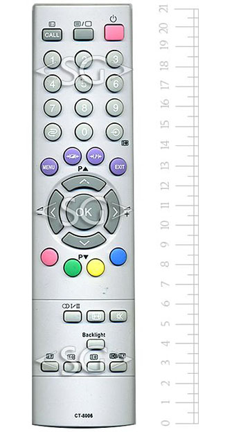 Пульт дистанционного управления для TOSHIBA CT-8006 (СТ-8013)